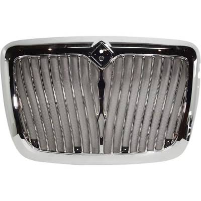 New Vertical Bar Grille Assembly Compatible With International Prostar Pro Lf617 6 Cyl 12.4L Prostar