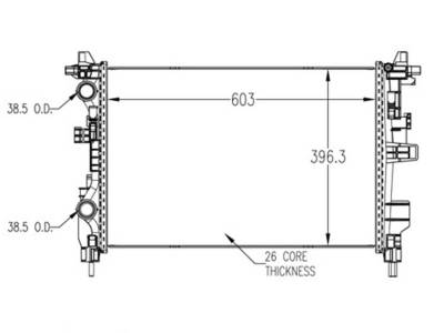 Rareelectrical - New Radiator Compatible With Ram Promaster City Mini Cargo Van 2015-16 68247208Aa Ch3010369 - Image 7