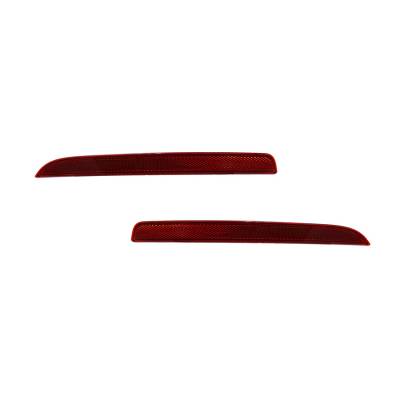 Rareelectrical - New Pair Reflectors Compatible With Ford Explorer 2016 Fb5z-15A449-B Fb5z15a449b Fo1185109 Fo1184109 - Image 2