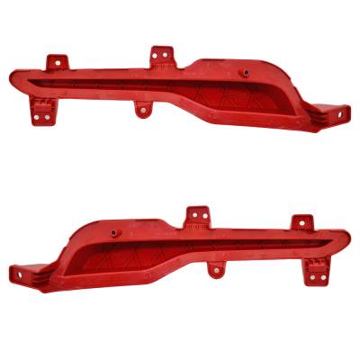 Rareelectrical - New Pair Of Reflector Lights Compatibile With Kia Sportage Hybrid Ex Lx Sx Sport Utility 2023 By - Image 1