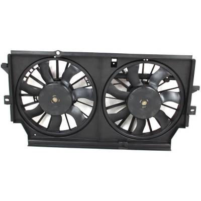 Rareelectrical - New Dual Cooling Fan Assembly Compatible With Buick Century Limited 6 Cyl 3.1L Century Custom 6 Cyl - Image 2
