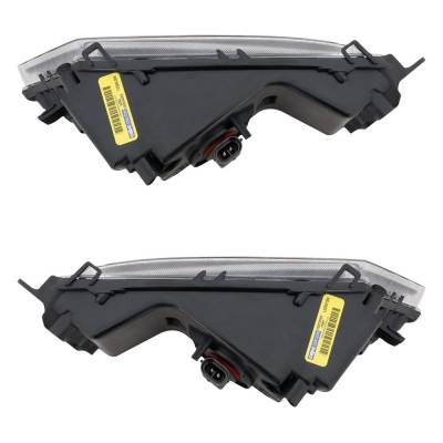 Rareelectrical - New Pair Of Daytime Running Lights Compatible With Volkswagen Tiguan 2.0L 2018 2019 2020 2021 By - Image 3