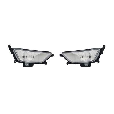 Rareelectrical - New Pair Of Fog Lights Compatible With Kia Optima Hybrid Lx 2013 922024U010 922014U010 92202 4U010 - Image 2