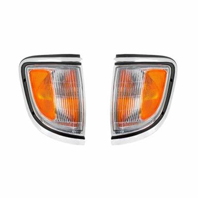 New Pair Of Side Marker Lights Compatible With Toyota Tacoma 1995-96 To2520142 81610-04020