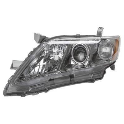 New Left Halogen Headlight Compatible With Toyota Camry Se Sedan 4 Door 3.5L 2007 2008 2009 By Part