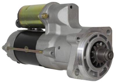Rareelectrical - New Starter Motor Compatible With Hitachi Excavator Zax15 Zx230 Zx240 Zx200-3 Isuzu 4Hk1 - Image 2