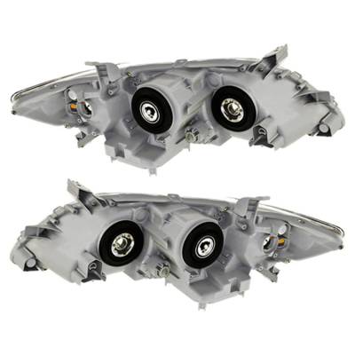 Rareelectrical - New Pair Of Headlight Compatible With Toyota Camry Base Sedan 2009 By Part Number 81130-06202 - Image 2