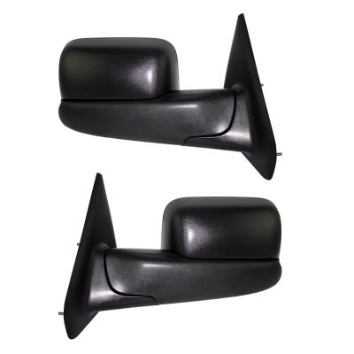 Rareelectrical - New Pair Of Door Mirrors Fits Dodge Ram 1500 Sport Srt-10 Trx4 2006 55077492An - Image 2