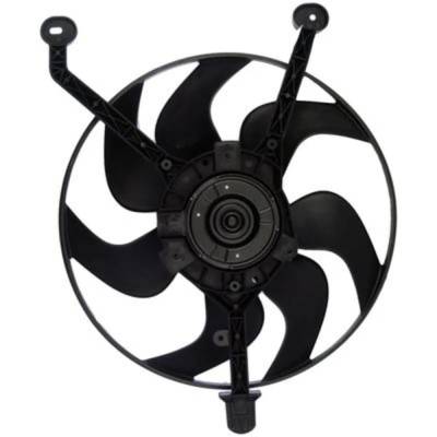 Rareelectrical - New Curved S-Blade Cooling Fan Assembly Compatible With Cadillac Deville Concours 8 Cyl 4.6L Seville - Image 2