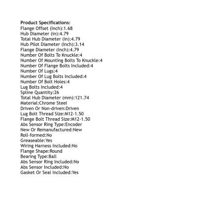 Rareelectrical - New Hub Assembly Compatible With Mazda Fiat Mx-5 Miata Mx-5 124 Spider 1.4L 2.0L 2016 2017 2018 2019 - Image 4