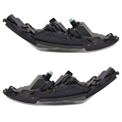 Rareelectrical - New Pair Of Led Headlights Compatible With Toyota Camry Hybrid Le Sedan 4 Door 2.5L 2018 By Part - Image 4