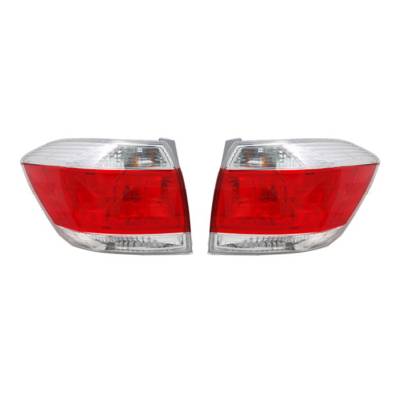 New Pair Of Tail Lights Compatible With Toyota Highlander To2800185 81560-0E070 To2801185 815600E070