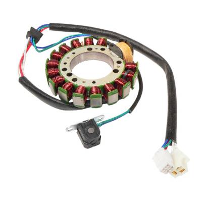 RAREELECTRICAL - New 12V Stator Compatible With Yamaha Atv/Utv Kodiak 400 4Wd Yfm400fw 1999 4Kb-85510-11-00 - Image 2