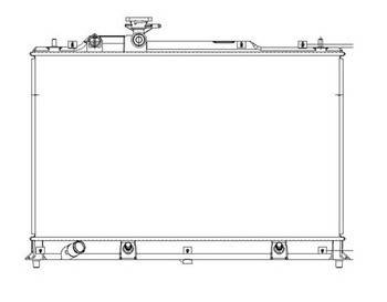 Rareelectrical - New Radiator Assembly Compatible With Mazda 10-11 Cx-7 2.5L L4 2488Cc 152 Cid W/ Automatic Trans - Image 3