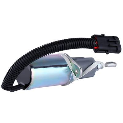 Rareelectrical - New 12 Volt Shut Down Solenoid Compatible With Cummins 4B 6B 6C Syncro Start By Part Numbers - Image 7