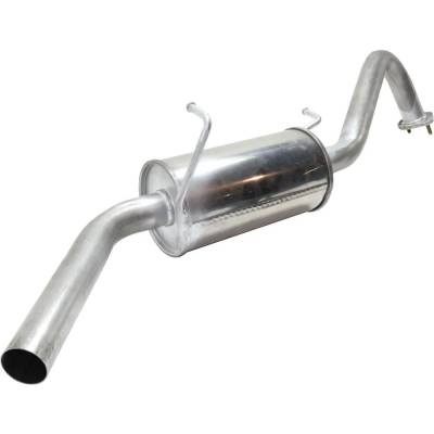 Rareelectrical - New Stainless Steel Muffler Compatible With Honda Civic Value Package 4 Cyl 1.7L Civic Si 4 Cyl 1.7L - Image 2