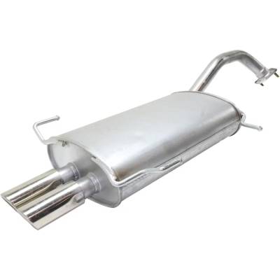 Rareelectrical - New Aluminized Steel Muffler Compatible With Infiniti Nissan Maxima Gxe 6 Cyl 3.0L I35 Base 6 Cyl - Image 2