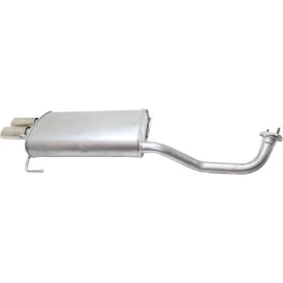 Rareelectrical - New Aluminized Steel Muffler Compatible With Infiniti Nissan Maxima Gxe 6 Cyl 3.0L I35 Base 6 Cyl - Image 3