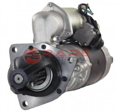 Rareelectrical - New Starter Motor Compatible With Hitachi Excavator Ex1200-5C Mitsubishi S6r-Y1t 37566-20500 - Image 1