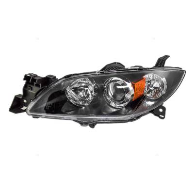 New Left Headlight Compatible With Mazda 3 Sedan 2004-09 Bn8p-51-0L0d Bn8p510l0d Ma2518108