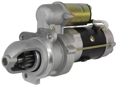 Rareelectrical - New Starter Motor Compatible With Massey Ferguson Tractor Industrial Mf-30B Mf-40 1107872 - Image 2