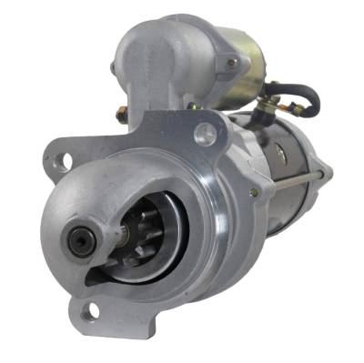 Rareelectrical - New 12V 10T Starter Motor Compatible With Clark Skid Steer Loader 2000 Perkins 4-154 1998359 Ac - Image 1