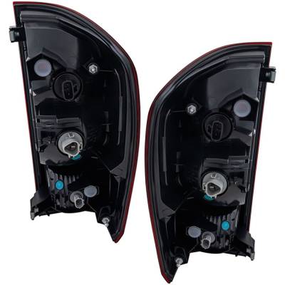 Rareelectrical - New Pair Of Tail Lights Compatible With Toyota Tacoma Sr Sr5 Crew Extended Cab Pickup 2018-2023 By - Image 5