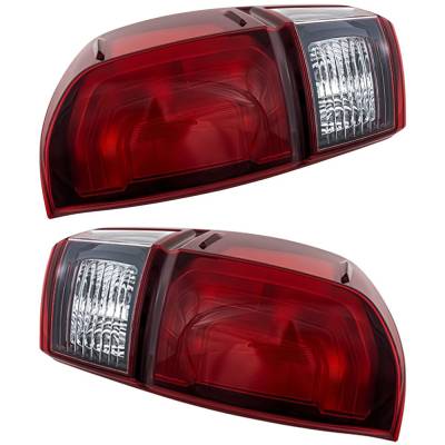 Rareelectrical - New Pair Of Tail Lights Compatible With Toyota Tacoma Sr Sr5 Crew Extended Cab Pickup 2018-2023 By - Image 6