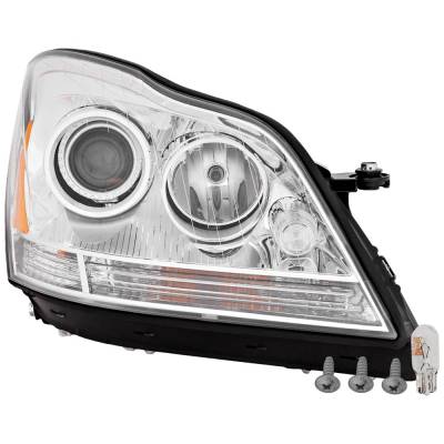 Rareelectrical - New Right Headlights Compatible With Mercedes-Benz Gl320 Gl450 Gl550 3.0L 4.7L 5.5L 2008 2009 By - Image 1