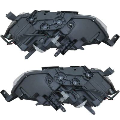 Rareelectrical - New Pair Of Headlights Compatible With Nissan Rogue S Sl Hybrid Sport Utility 4-Door 2018 2019 By - Image 6