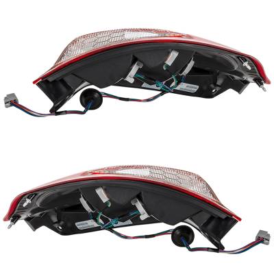 Rareelectrical - New Pair Of Tail Lights Compatible With Ford Fiesta S Se Ses Hatchback 2011-2013 By Part Numbers - Image 4