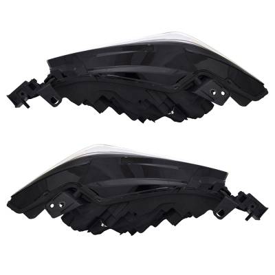 Rareelectrical - New Pair Of Headlights Compatible With Mazda 6 Sport Sedan Plastic Led Bulb High And Low Beam - Image 4