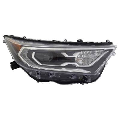 New Right Headlight Compatible With Toyota Rav4 Hybrid Xle Sport Utility 2.5L 2019 2020 2021 By Part