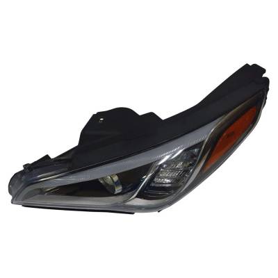 Rareelectrical - New Left Side Headlight Compatible With Hyundai Sonata Sport 2.0T 2015 2016 By Part Numbers - Image 3