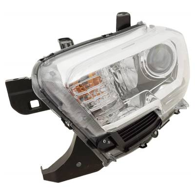 Rareelectrical - New Left Halogen Headlight Compatible With Toyota Tacoma Trd Sport Extended Cab Pickup 3.5L 2018 By - Image 3