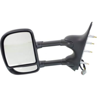 New Left Mirror Compatible With Ford E-150 E-250 Xlt Xl Base Standard Extended Passenger Cargo Van