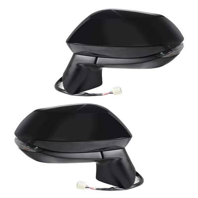 Rareelectrical - New Pair Of Mirrors Compatible With Toyota Corolla Xse Sedan 2.0L 2020 2021 2022 2023 2024 By - Image 4