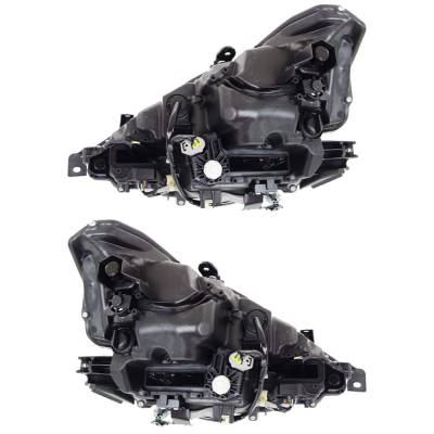 Rareelectrical - New Pair Of Led Headlights Compatible With Lexus Es300h Base Sedan 4 Door 2.5L 2016 2017 2018 By - Image 2