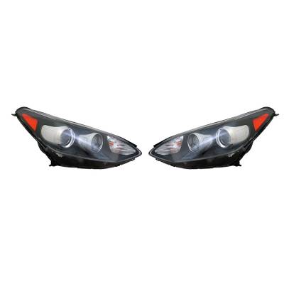 New Pair Of Halogen Head Lights Fits Kia Sportage 2017-2019 Ki2503198 Ki2502198