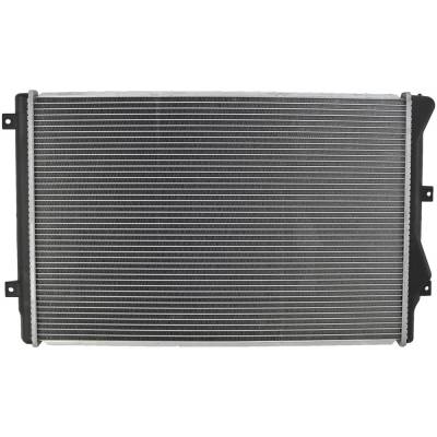 Rareelectrical - New Radiator Compatible With Volkswagen By Part Numbers Cu13235 5K0121251aa 5K0121251j 8013235 13235 - Image 1