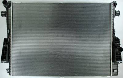 Rareelectrical - New Radiator Assembly Compatible With 2008-2010 Ford F-250 F-350 F-450 F-550 Super Duty W/ At/Mt - Image 3
