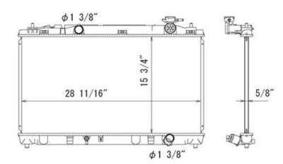 Rareelectrical - New Radiator Assembly Compatible With Toyota 10-11 Camry 2.5 L4 2494Cc 152 Cid Cu2817 To3010333 3502 - Image 8