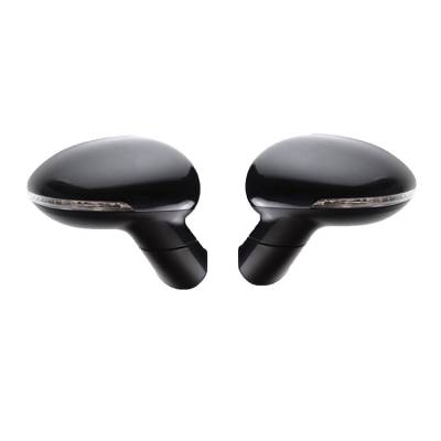 Rareelectrical - New Pair Of Door Mirrors Compatible With Kia Rio 2012 2013 Power Folding Ki1320167 87620-1W150 - Image 1