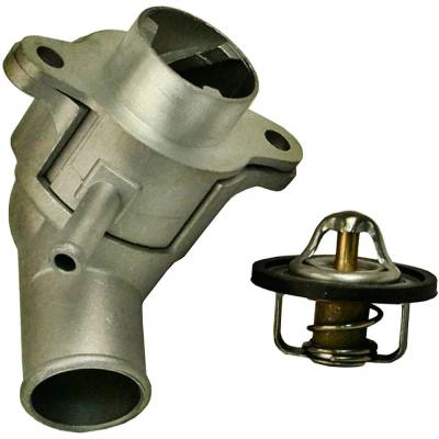 New Stainless Steel Thermostat Compatible With Chevrolet Daewoo Suzuki Lanos Se 4 Cyl 1.6L Aveo Base