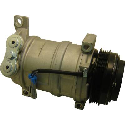 New 4-Groove Pulley A/C Compressor Compatible With Chevrolet Gmc Suburban 2500 Lt 8 Cyl 8.1L