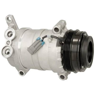 New 4-Groove Pulley A/C Compressor Compatible With Chevrolet Avalanche 1500 Z71 8 Cyl 5.3L Silverado