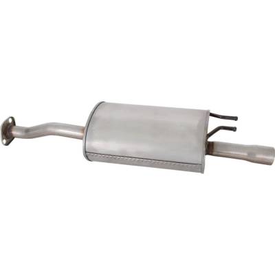 New Stainless Steel Muffler Compatible With Honda Civic Hybrid 4 Cyl 1.3L Civic Gx 4 Cyl 1.8L Civic
