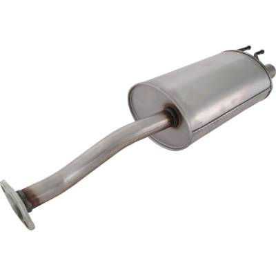 Rareelectrical - New Stainless Steel Muffler Compatible With Honda Civic Lx 4 Cyl 1.8L Civic Ex-L 4 Cyl 1.8L Civic - Image 3