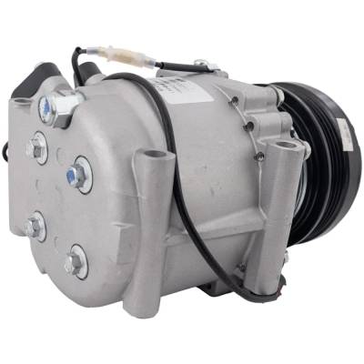 Rareelectrical - New 4-Groove Pulley A/C Compressor Compatible With Honda Civic Del Sol S 4 Cyl 1.6L Cr-V Lx 4 Cyl - Image 3