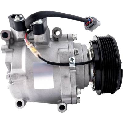 New 6-Groove Pulley A/C Compressor Compatible With Acura Honda Civic Si 4 Cyl 1.7L Civic Dx 4 Cyl